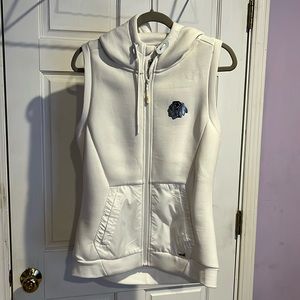 Brand new Blackhawks vest with hood